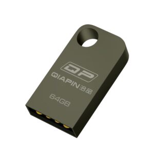 Pendrive 16GB pequeno Usb 2.0 Metal Preto A Prova D'água
